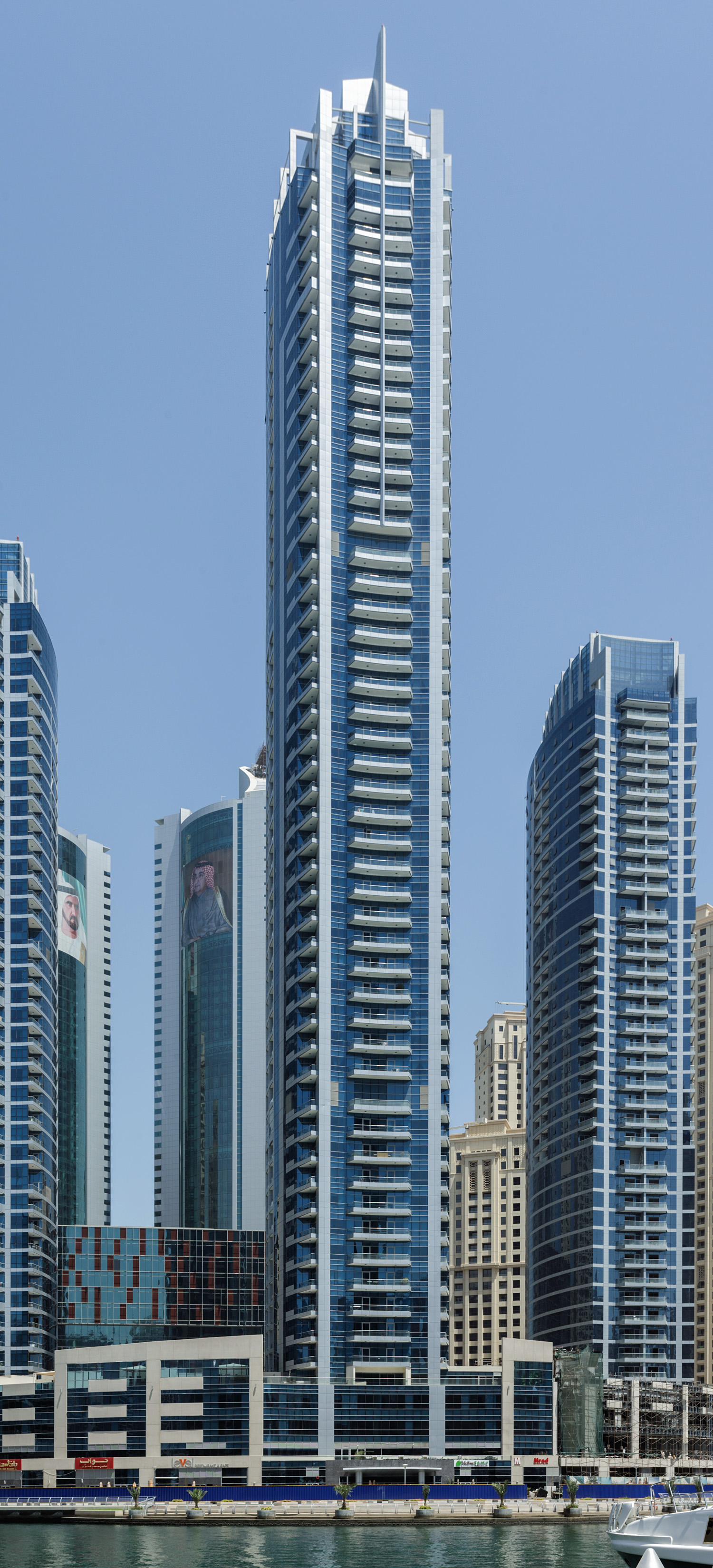 Bay Central Tower 2, Dubai - View across the Marina. © Mathias Beinling